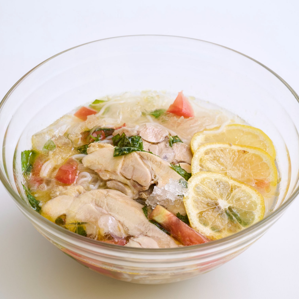 【夏限定】蓮茶とレモングラス香る冷やし麺
